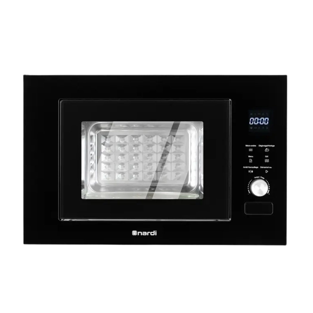 Micro-ondes Encastrable NARDI Combiné Black glass 25L