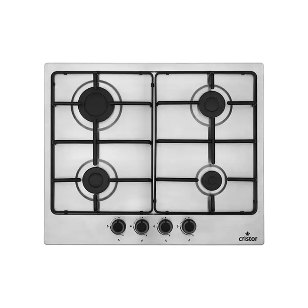 Plaque de cuisson Inox 4 feux 60cm CRISTOR