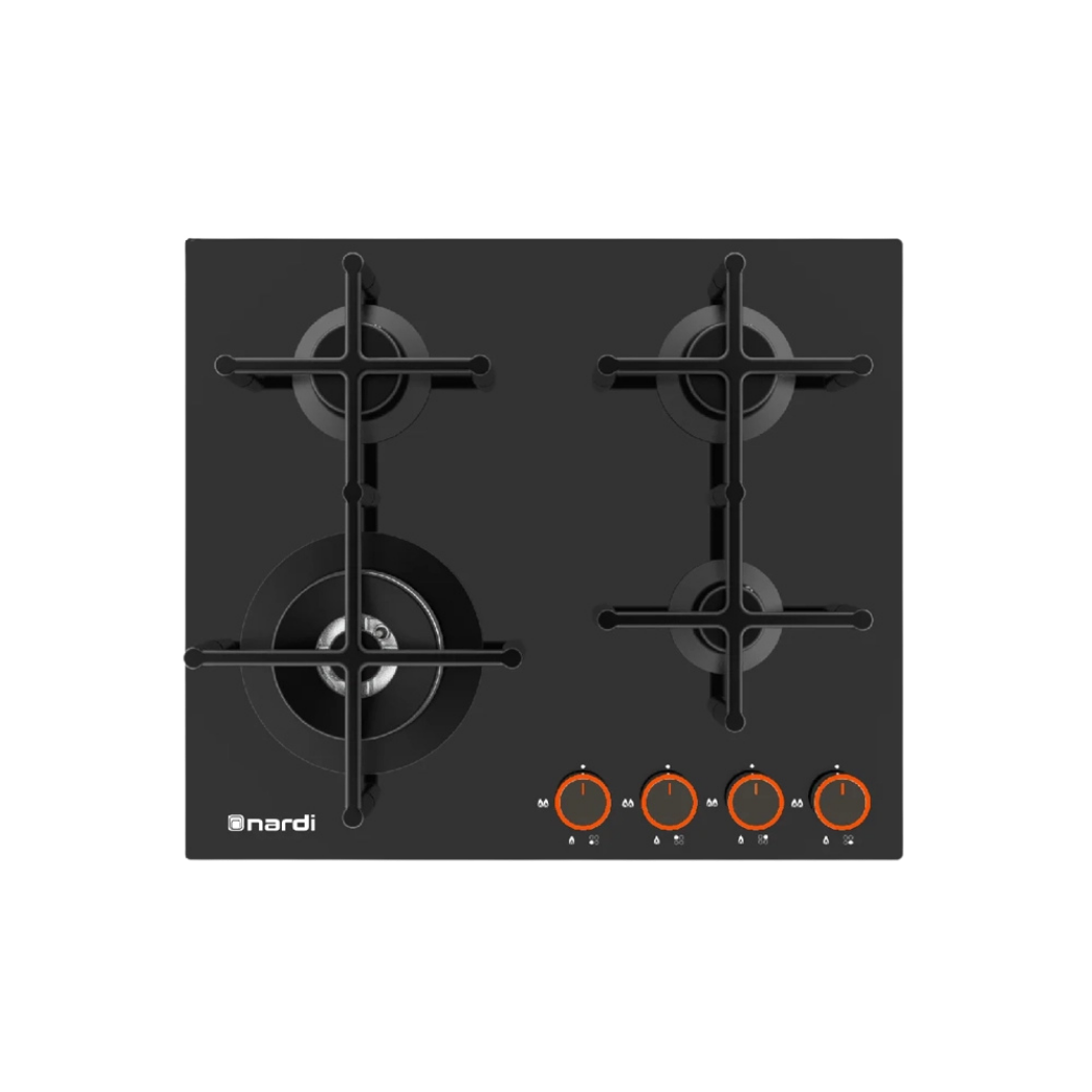 Plaque De Cuisson NARDI 4 Feux Black Glass