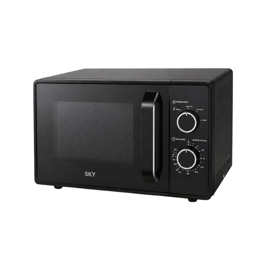 Micro-ondes sky 20L noir