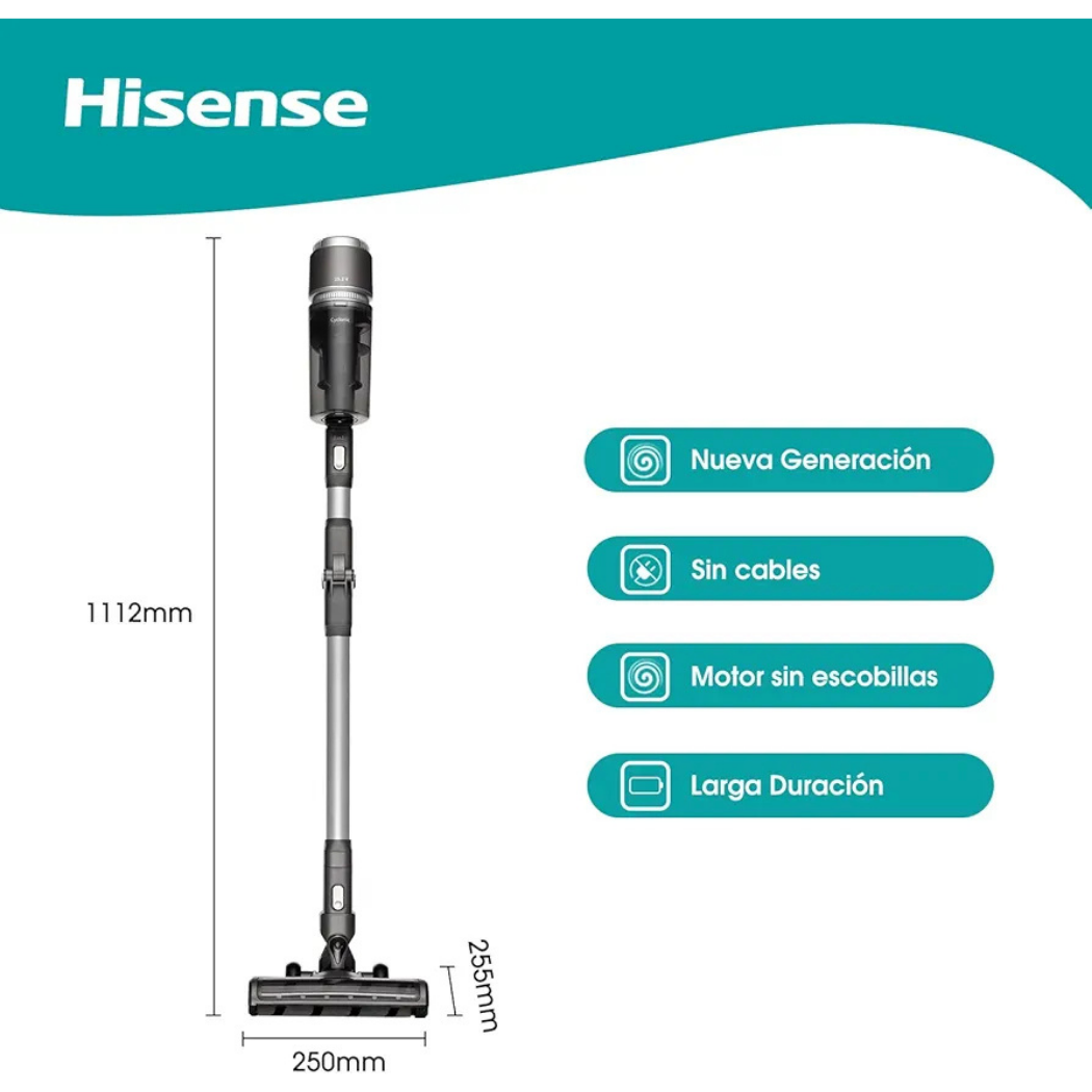 Aspirateur Balai Sans Fil HISENSE 3 en 1 – Image 2