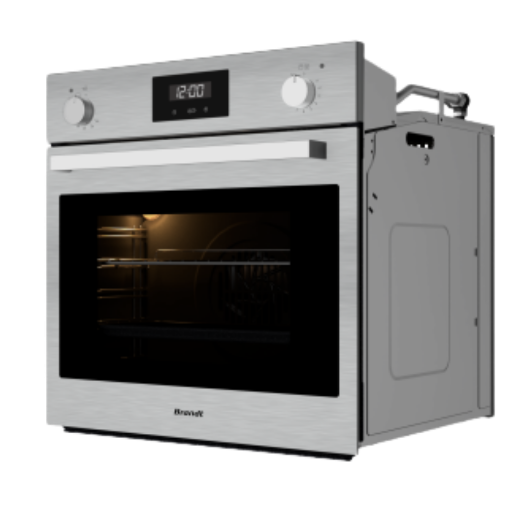 Four Encastrable Mixte Brandt 60 L Inox – Image 2
