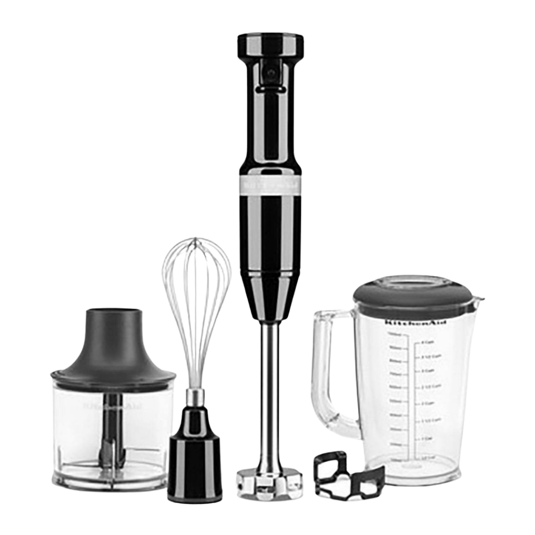 Mixeur Plongeant KitchenAid 180 W avec Accessoires - Noir Onyx